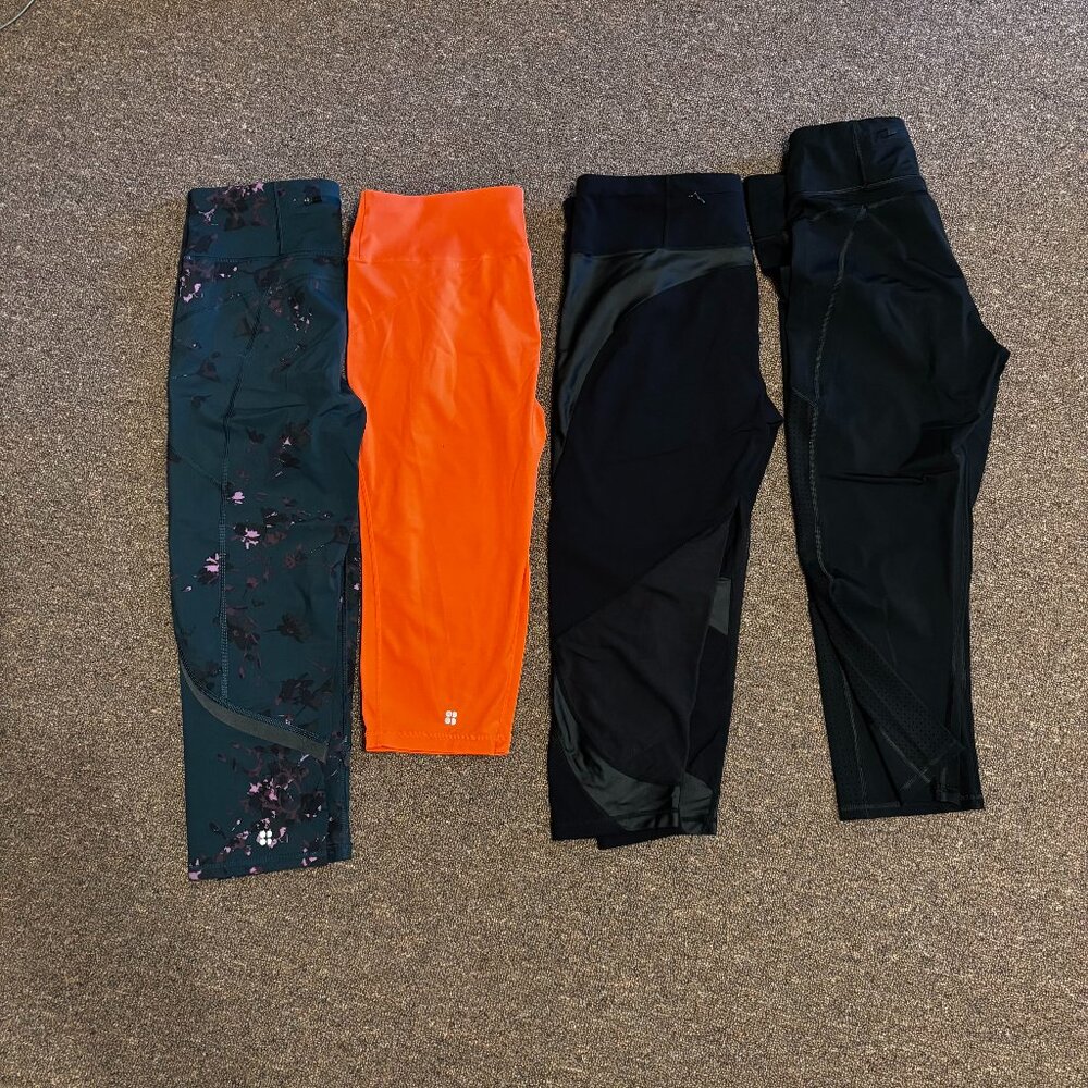 Sweaty Betty Capri Leggings Size Large Bundle